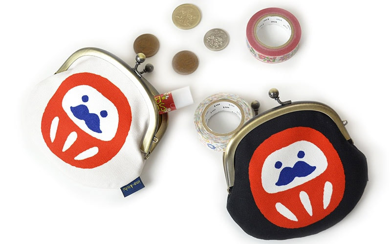 亥之吉3.3寸丸がま口まるだるま