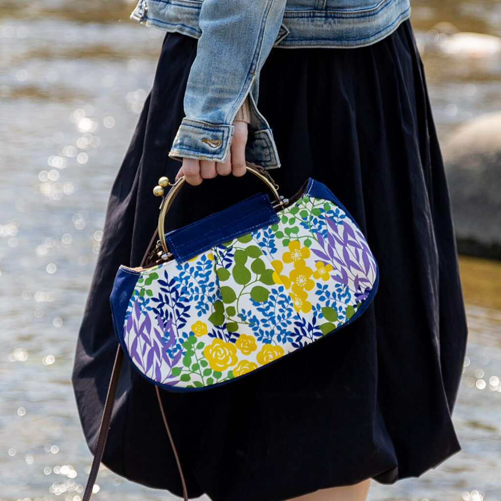 ギャザーベンリーがま口「かだん」